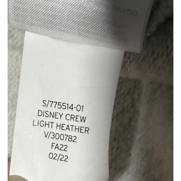 GAP x Disney Minnie Mouse Crew Oversized Graphic Sweatshirt Grey Size XXL - Picture 6 of 9